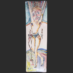 Contemporary Ceramic Dish "Horizon of Femininity"