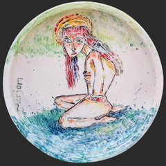 Contemporary Ceramic Plate (Unique)