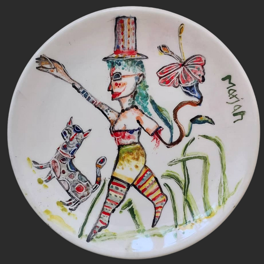 Contemporary Ceramic Plate (Unique)