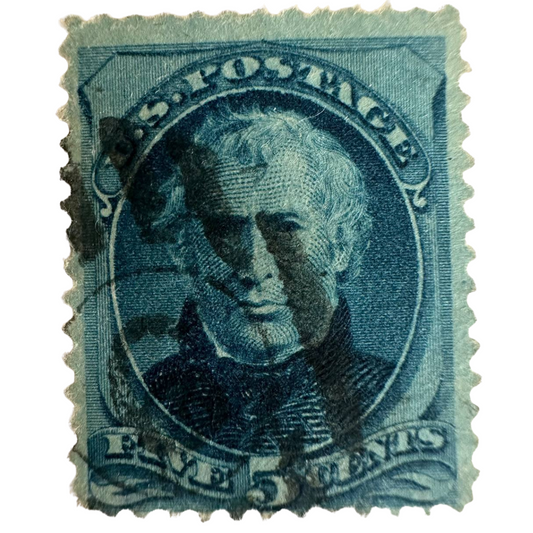 U.S. 5 Cents Zachary Taylor Stamp – Bank Note Issue