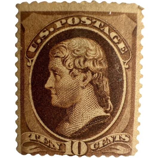 U.S. 10 Cents Thomas Jefferson Stamp – Bank Note Issue
