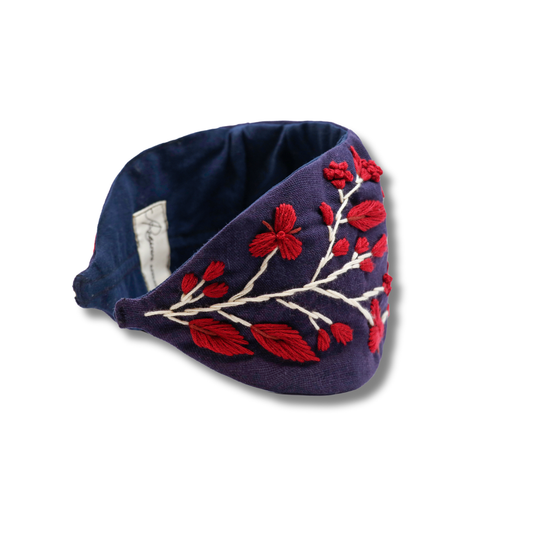 Raspberry Scarf,hic Handmade Headband – Elegant Women’s Hair Accessory for Daily & Party Wear