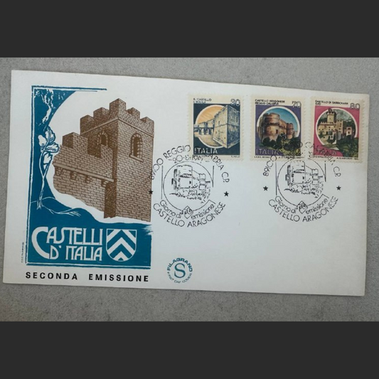 Italy First Day Cover – Castelli d’Italia (Second Issue) 1981