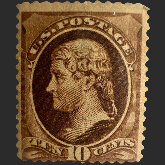 U.S. 10 Cents Thomas Jefferson Stamp – Bank Note Issue