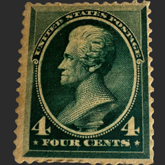 U.S. 4 Cents Andrew Jackson Stamp – Bank Note Issue