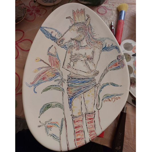 Ceramic's Plate (Unique Artwork)