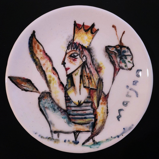 Contemporary Ceramic Plate (Unique)