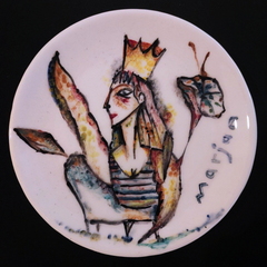 Contemporary Ceramic Plate (Unique)