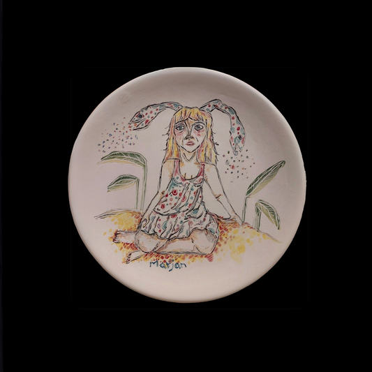 Contemporary Ceramic Plate (Unique, Single Edition)
