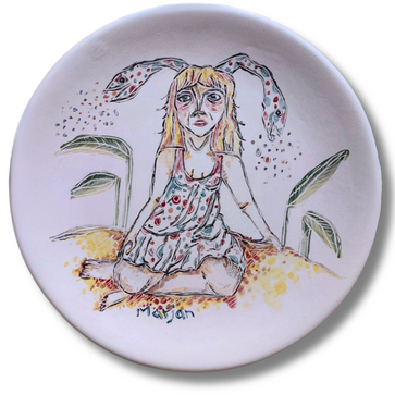 Contemporary Ceramic Plate (Unique, Single Edition)