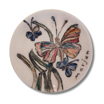 Flower & Butterfly (Single Edition Plate)