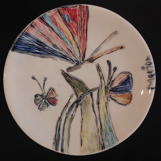 Contemporary Ceramic Plate (Unique, Single Edition)