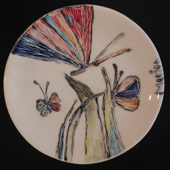 Contemporary Ceramic Plate (Unique, Single Edition)