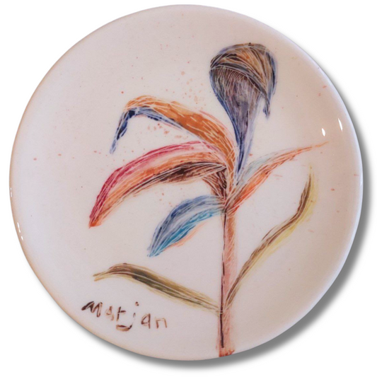 Hand Painted Plate,Single Edition