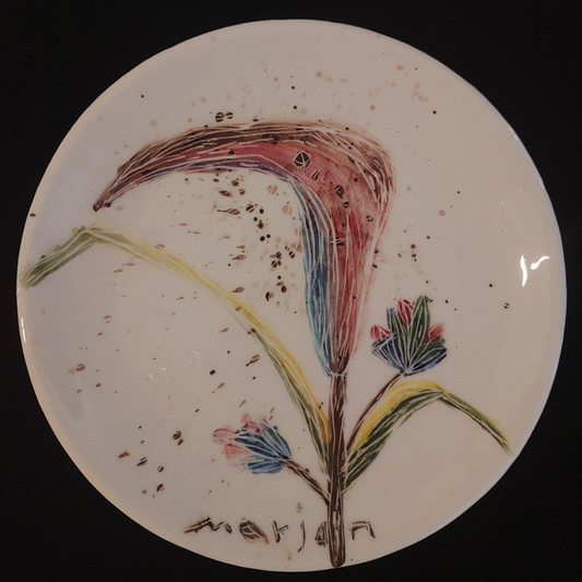 Hand Painted Plate by Marjan Andaroudi