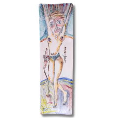 Contemporary Ceramic Dish "Horizon of Femininity"