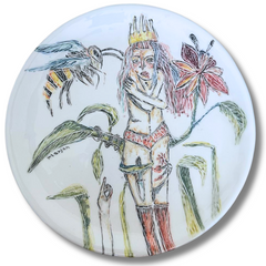 Hand Painted Plate(Unique Artwork)