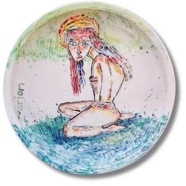 Contemporary Ceramic Plate (Unique)