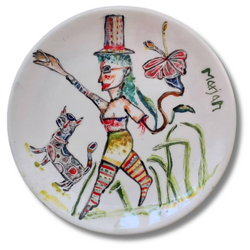 Contemporary Ceramic Plate (Unique)