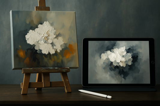 🎨 Traditional vs. Digital: Charting the Course of Art