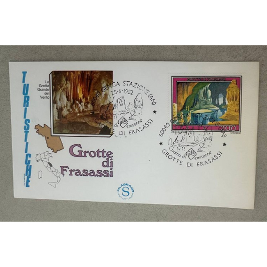 Italy First Day Cover – Grotte di Frasassi 1982