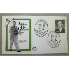 Italy First Day Cover – Centenary of Birth of Alcide De Gasperi (1881–1954)