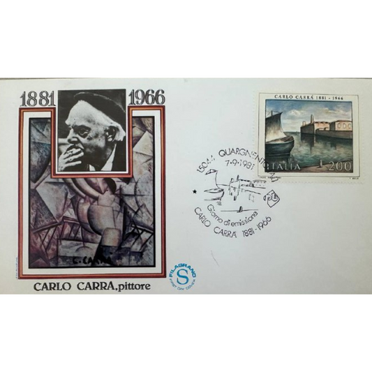 Italy First Day Cover – Carlo Carrà, Painter – 1981