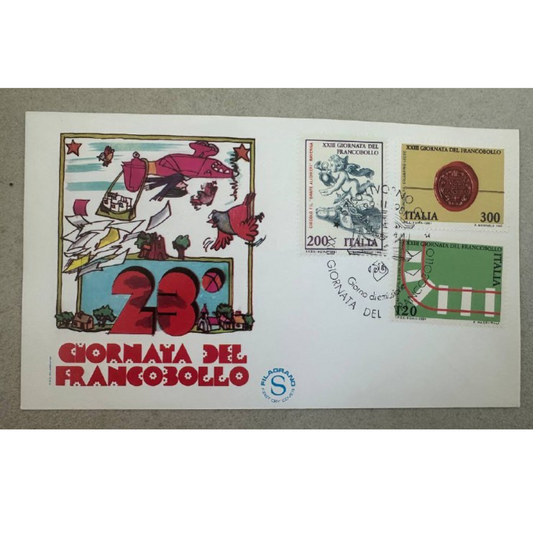 Italy First Day Cover – 23rd Stamp Day (XXIII Giornata del Francobollo)