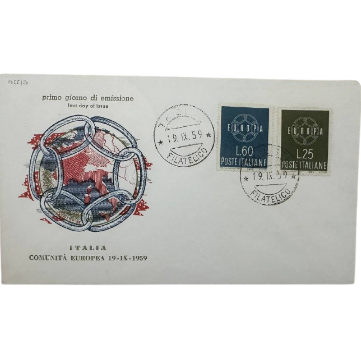 Italy First Day Cover – European Community 1959