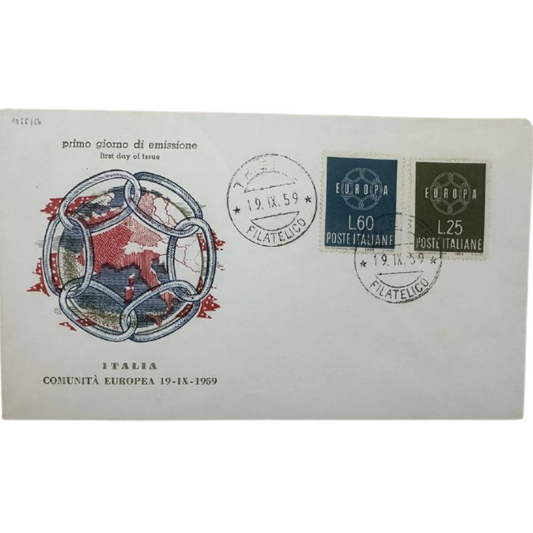 Italy First Day Cover – European Community 1959