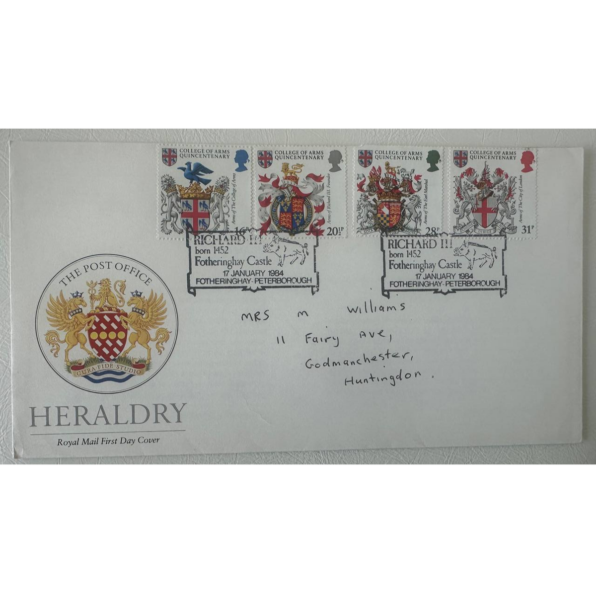 Great Britain – First Day Cover, Heraldry