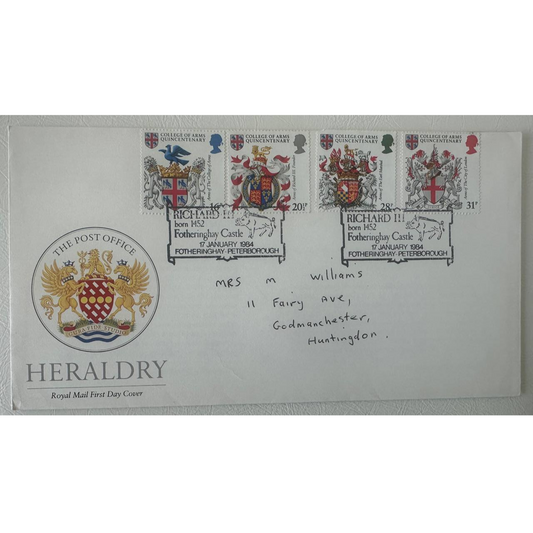 Great Britain – First Day Cover, Heraldry