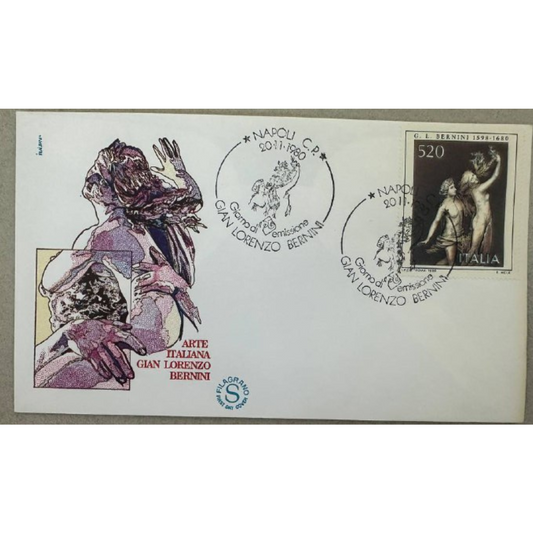 Italy First Day Cover – Gian Lorenzo Bernini – 1980
