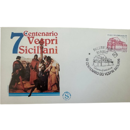 Italy First Day Cover – 7th Centenary of the Sicilian Vespers