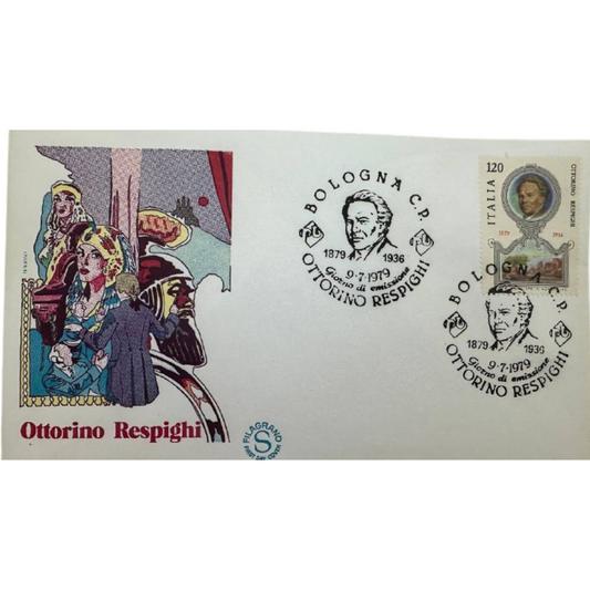 Italy First Day Cover – Ottorino Respighi – 1979