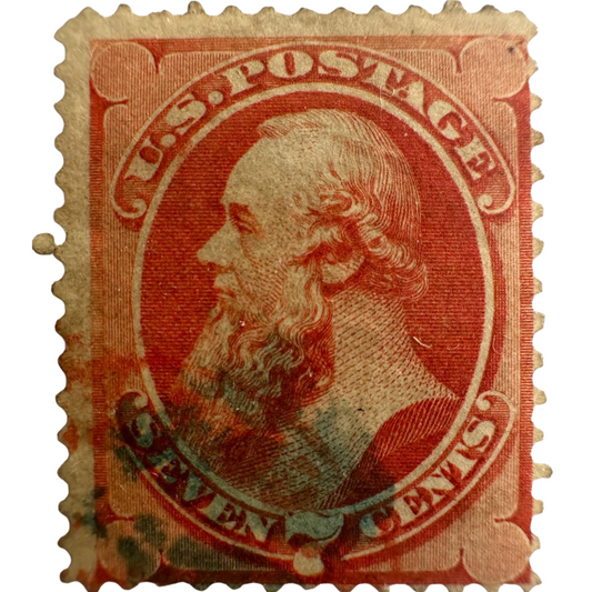 U.S. 7 Cents Edwin Stanton Stamp – Bank Note Issue