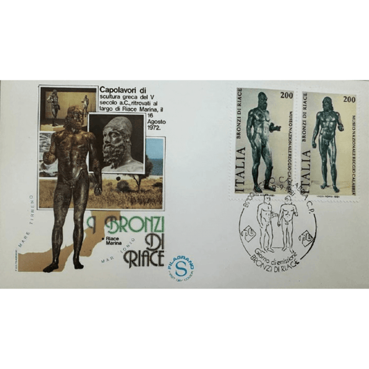 Italy First Day Cover – Bronzi di Riace – 1980