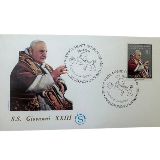 Italy First Day Cover – Pope John XXIII (S.S. Giovanni XXIII)