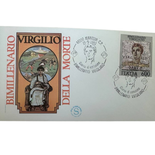 Italy First Day Cover – Bimillenario della Morte di Virgilio 1981