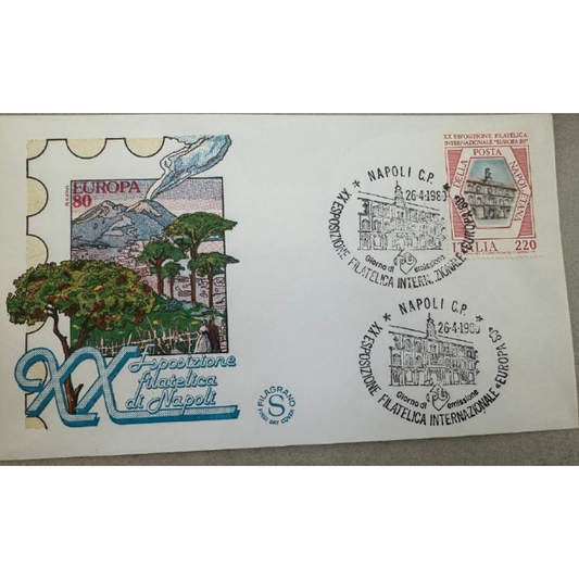 Italy First Day Cover – XX Esposizione Filatelica Internazionale – Napoli – 1980