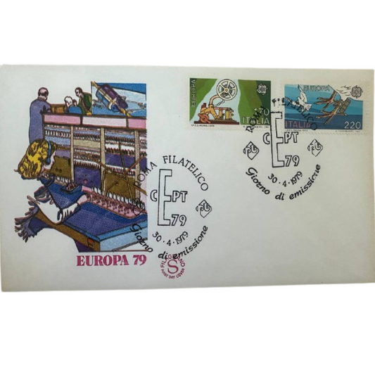 Italy First Day Cover – Europa 1979 (CEPT Issue)