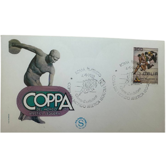 Italy First Day Cover – World Cup Athletics 1981