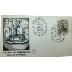 Italy First Day Cover – Fontana del Melograno (Issogne Castle) – 1979