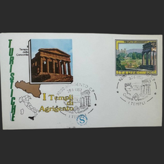 Italy First Day Cover – I Templi di Agrigento 1982