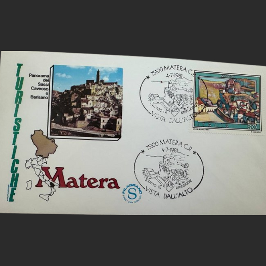 Italy First Day Cover – Tourism: Matera – 1981