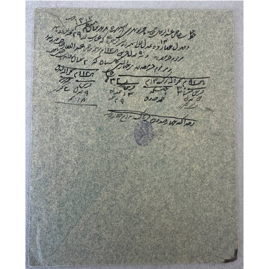 MID EAST Postal Cover ENVELOPE & Letter – Early Pahlavi I, Lion & Sun Stamp
