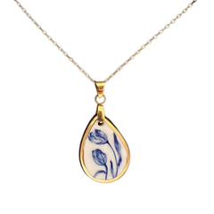 Floral Drop Necklace &amp; Earrings Set