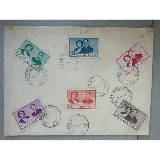 MID EAST Postal Covers – Lot of 6 (Used, 1950s–1960s)