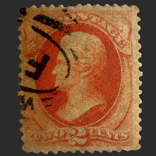 U.S. 2 Cents Andrew Jackson Stamp – Bank Note Issue