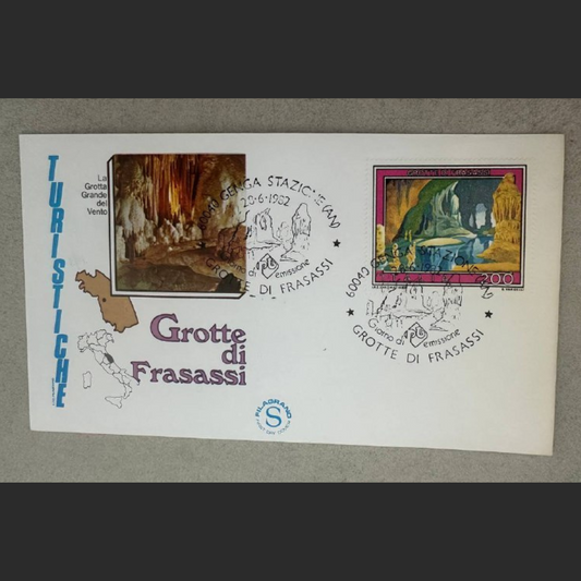 Italy First Day Cover – Grotte di Frasassi 1982